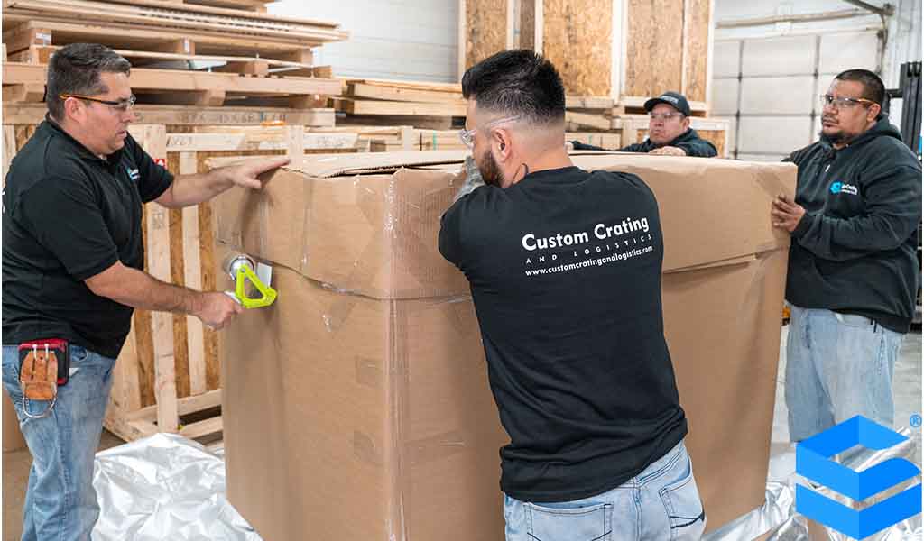 crating services in chicago custom crating and logistics setting up a new crate