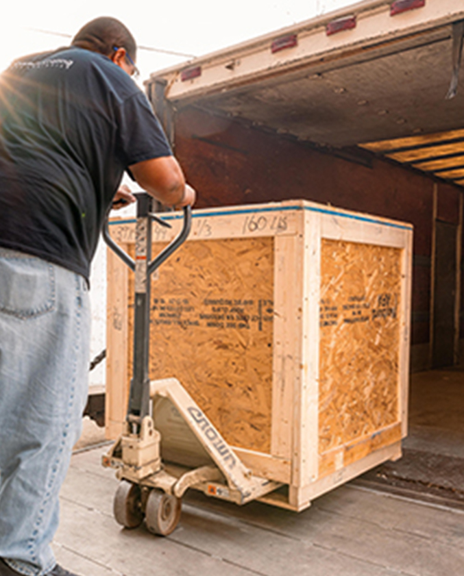 crating1.2 crates being prepped for transport